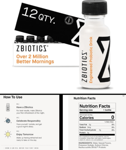 ZBiotics® 0.50 Fl Oz (12 Pack)