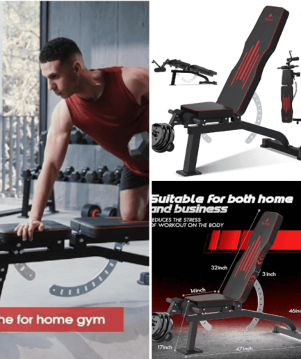 Strength Training Adjustable Weight Bench