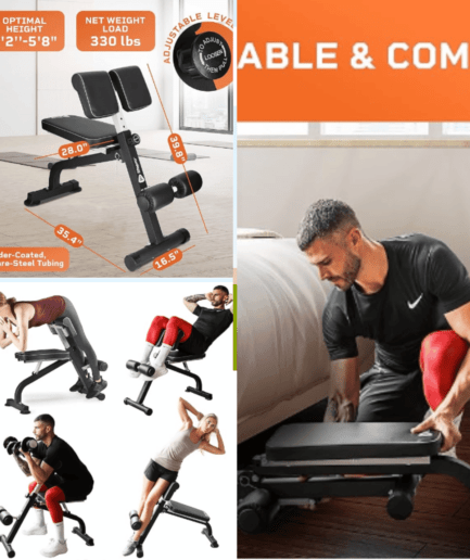 Lifepro Roman Chair Hyperextension Bench