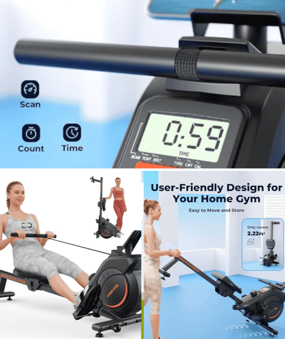 Comfortable Seat Cushion Rowing Machine